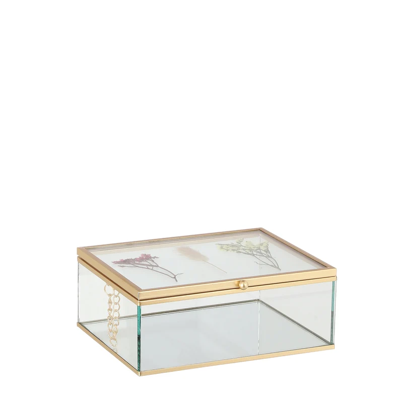 Silena Vase aus recyceltem Glas - h29.5xd18cm