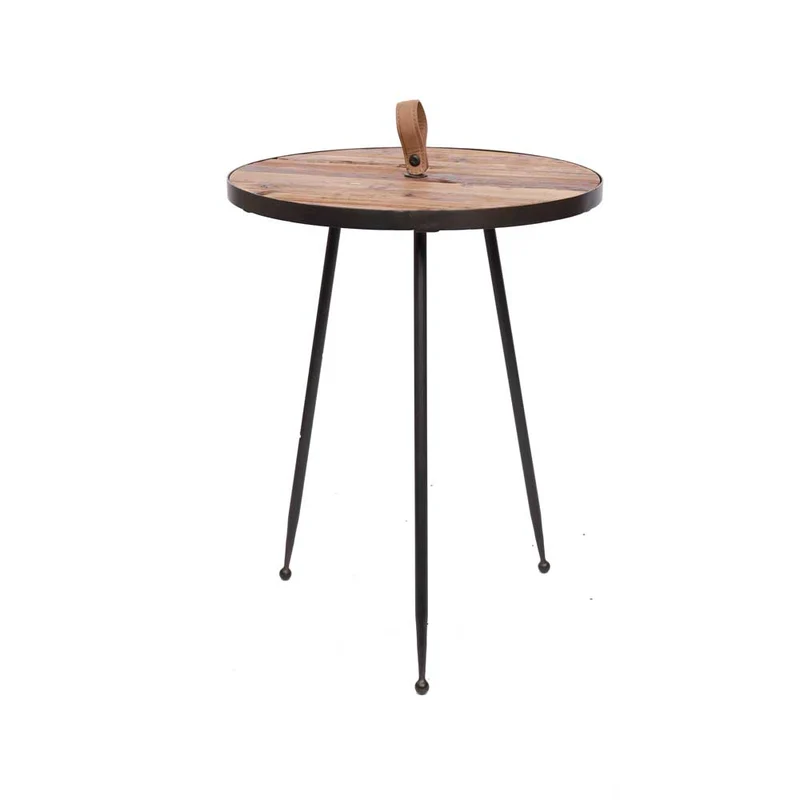 Kerzenständer Anden 25cm Braun/Grau