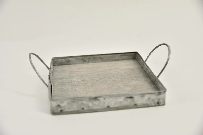 Aufbewahrungsbehälter grau mit Netzdach 23.5x10.5x16cm