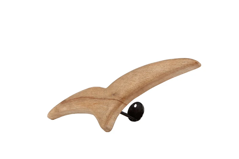 Zinken bel Old-finish D13 H16cm met jute touw 23cm