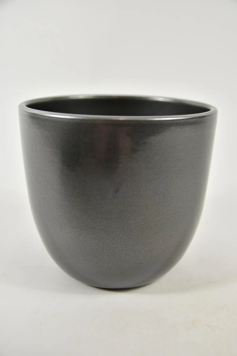 Glass bottle with shell and label Black-wash 28-33x7-8x7-8cm