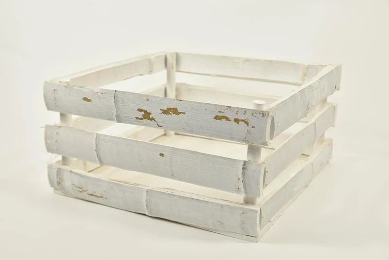 Set/3 Holzgriff-Eimer 43x30x38cm Natur