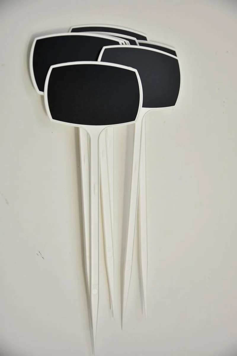 Packung mit 10 Etiketten schräg 45 cm