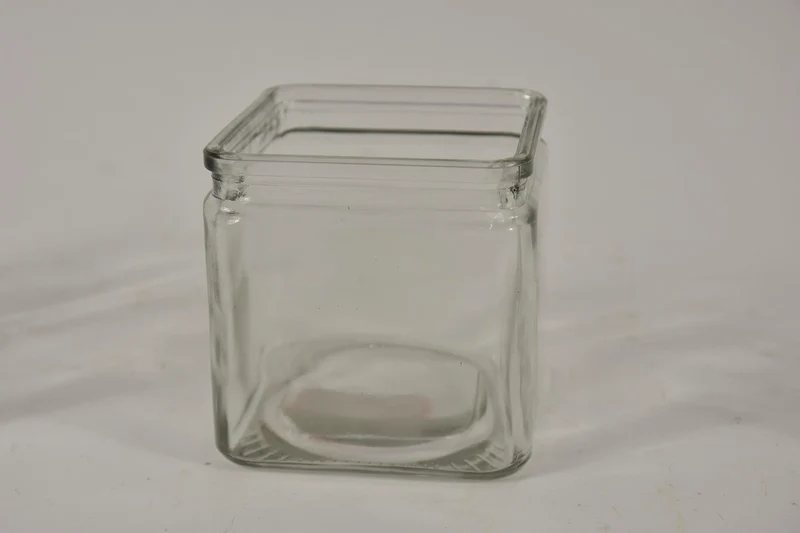 Box a 48 Flaschen rundes Glas klar D5 H10cm