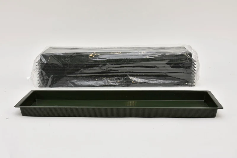 Set/4 Holzkisten quadratisch mit Jute Ohren 50x50x28cm grau