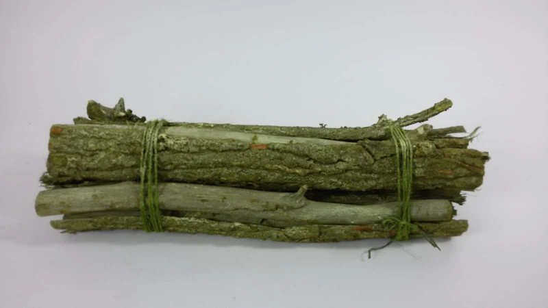 Pappelholz Bündel 30x15cm WEISS GEWASCHT