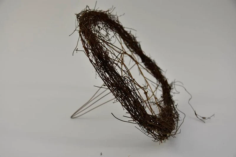 Salim Blumenstraußhalter ''rund'' 25cm Natur