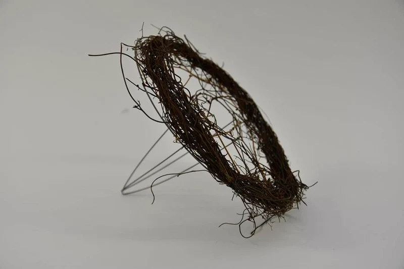 Salim Blumenstraußhalter ''rund'' 20cm Natur