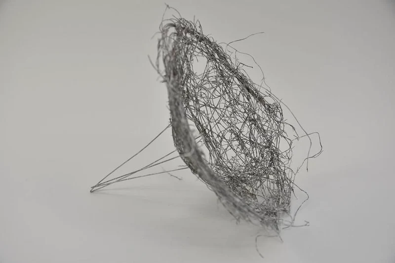 Salim Blumenstraußhalter ''Trichter'' 25cm White-Wash