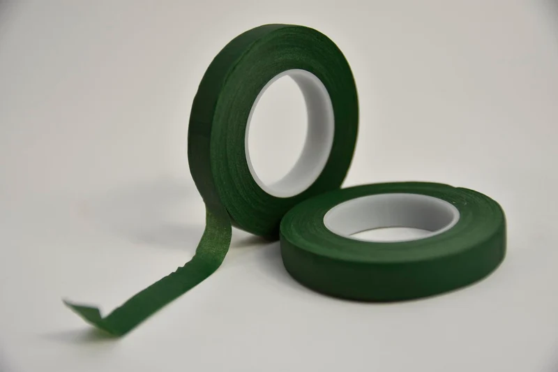 2er-Pack Blumenband moosgrün 13mm