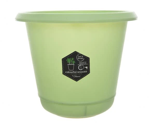Plastik Blumentopf mint dia11x10cm