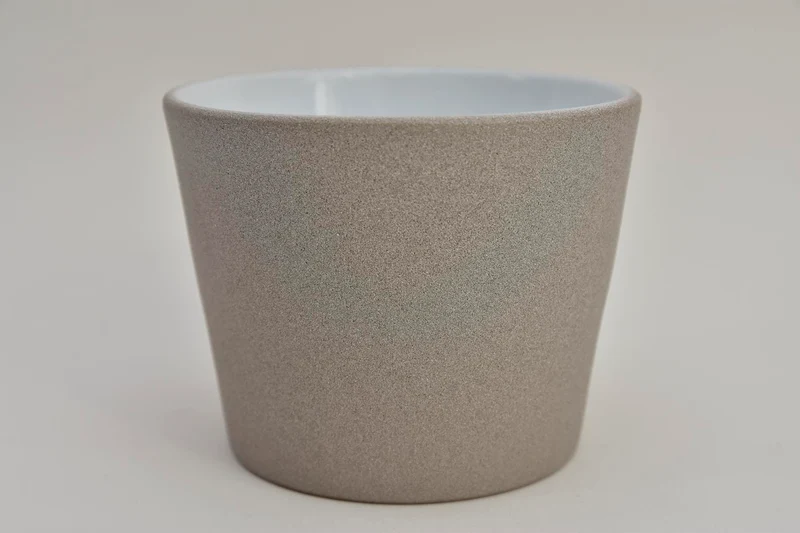 Konische Topf Sand Greige 12 cm Serie 440