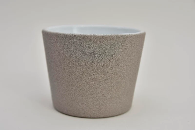 Konische Topf Sand Greige 8 cm Serie 440