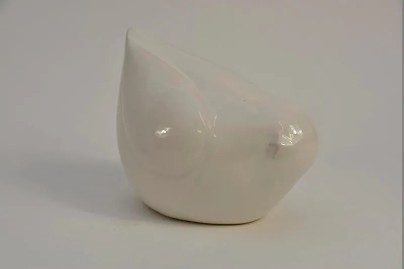 Vogelkugel A 16x12x13cm weiß