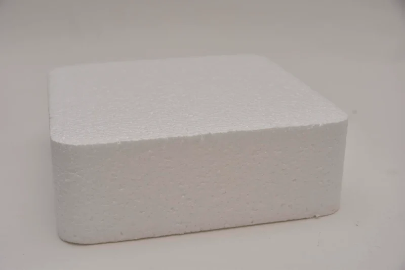 Styropor Dummy Quadrat abgerundet 20x20x7