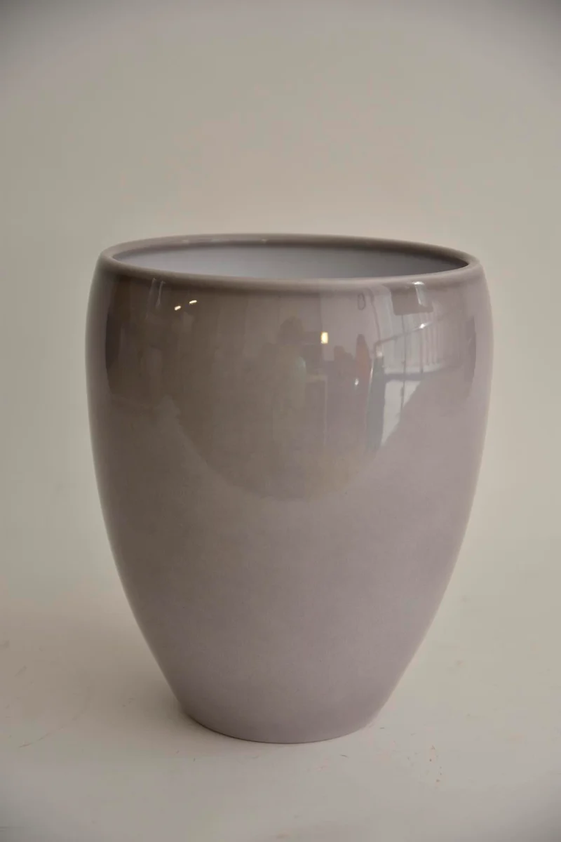 Vase Schüssel, 23 cm - Stein