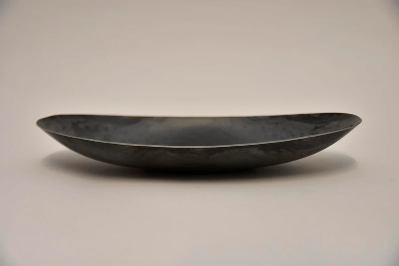 Ovale Schale Grau 30x15x5cm