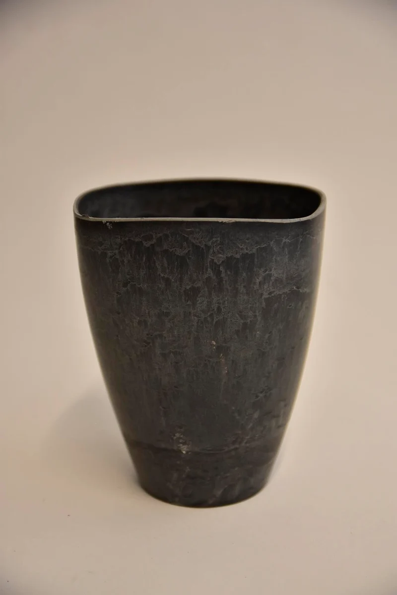 Orchideentopf grau mittel 13x13x16,5cm