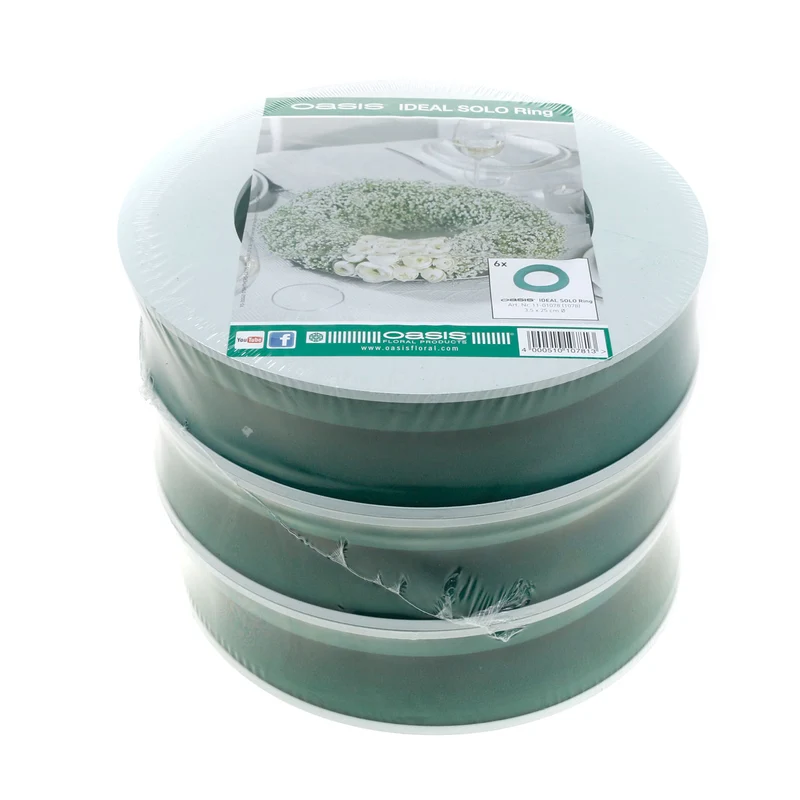 Flora grüner Ring 25 cm Packung zu 2 Stücken