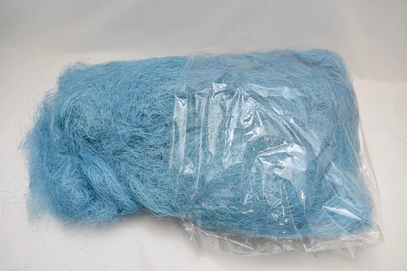 Flachshaar Sisal Aqua 300 Gramm
