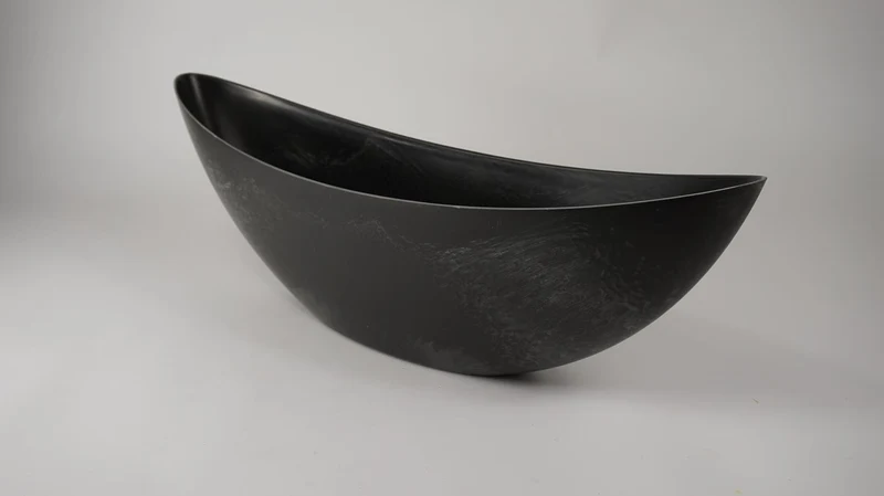 Boot Schale Grau 66x16,5x21cm