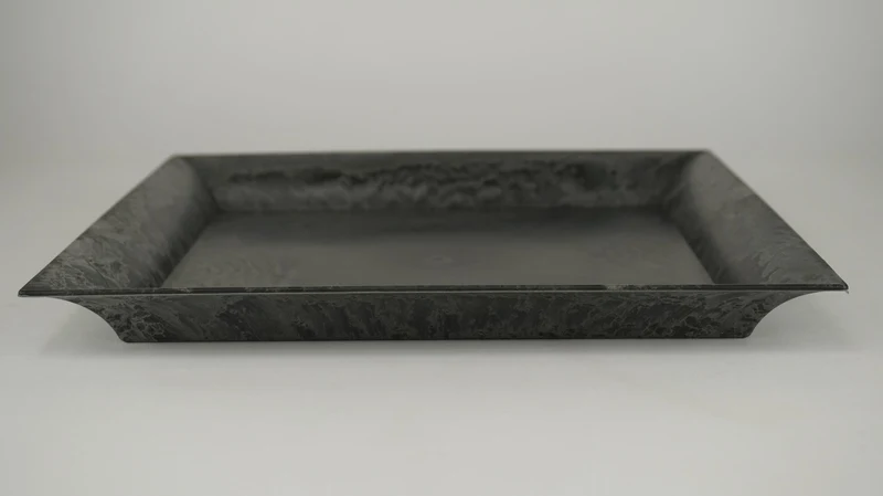 Quadratisches Brett Grau 29x29x3cm
