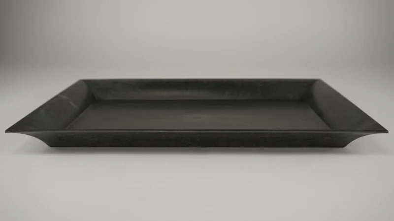 Tablett Oblong Grau 35x25x2cm