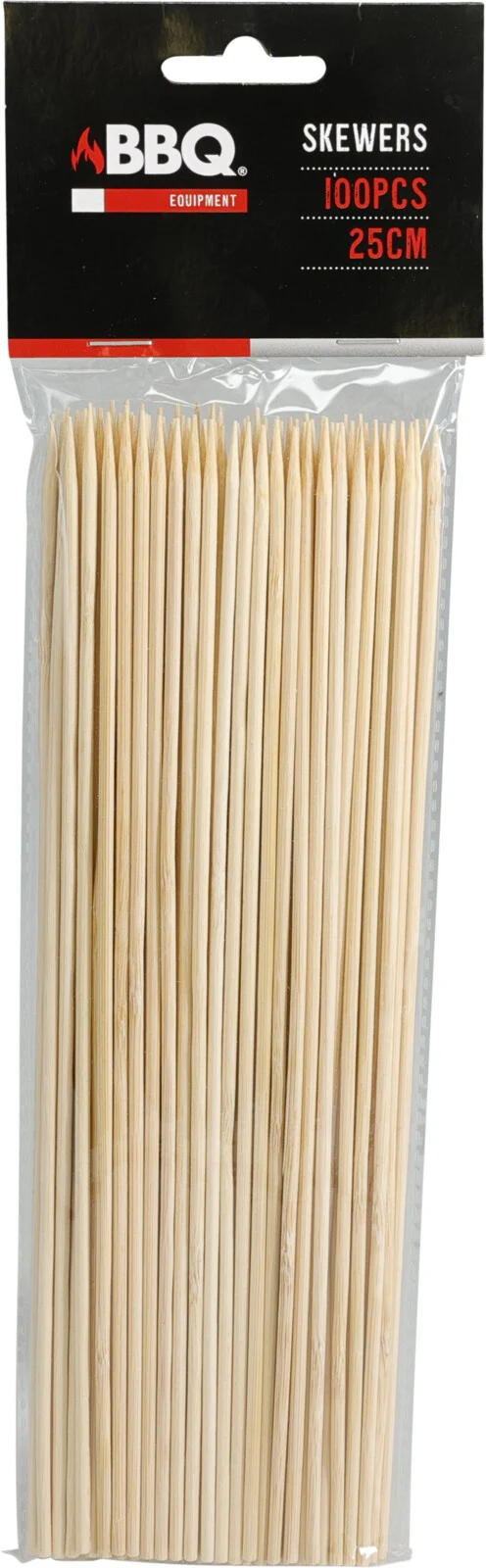 Satestokjes 25 cm per 100 stuks
