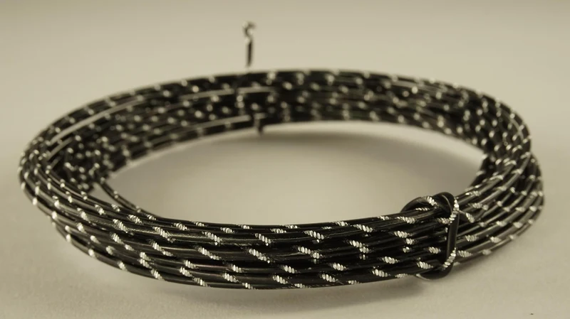 Aluminiumdraht "Diamant" 2mm 10 Meter schwarz