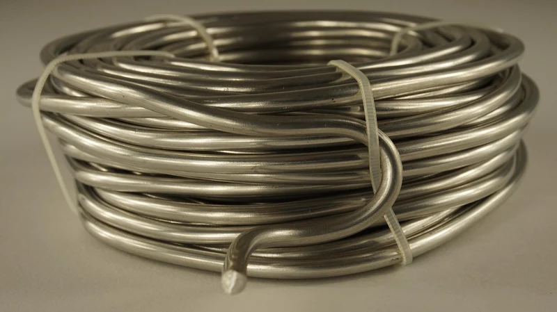 Aluminiumdraht Silber 5mm 19mtr 1kg
