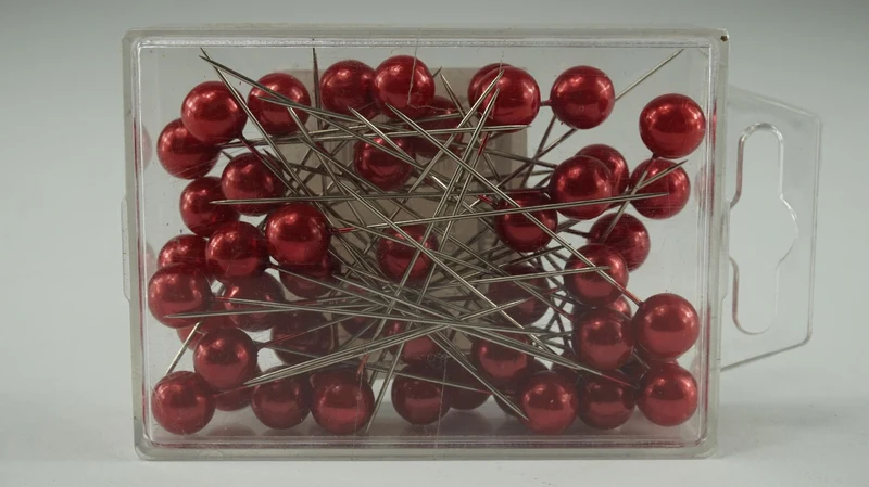 Stecknadeln rot 10mm 50St.