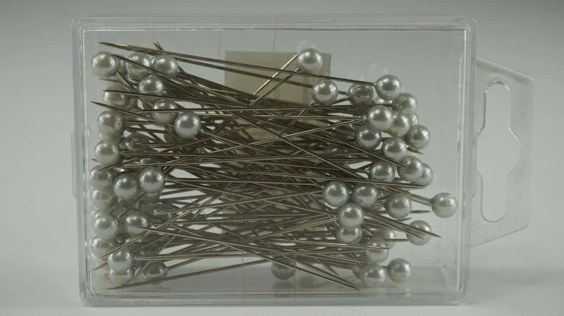 Stecknadeln silber 6mm 100Stück