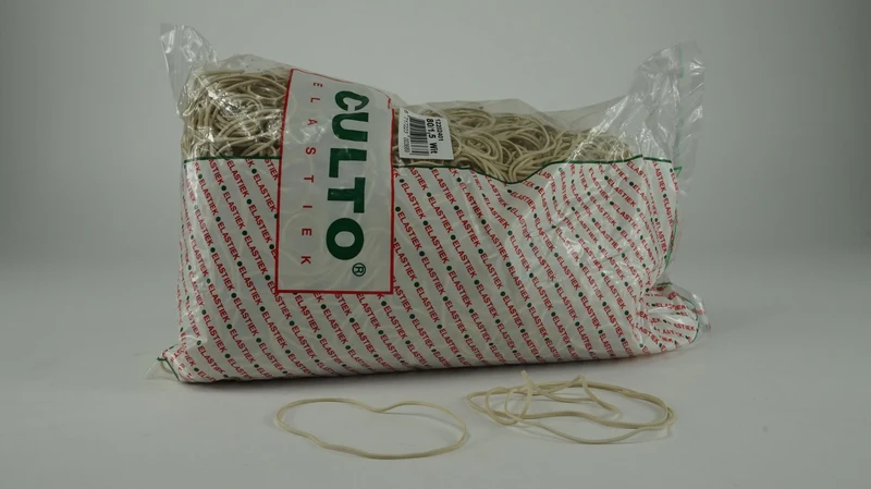 Gummibänder 80x1,5mm weiß 1kg