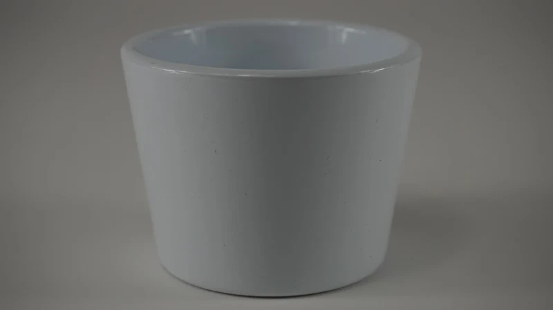 Konische Vase Glanzweiß 8 cm Serie 440