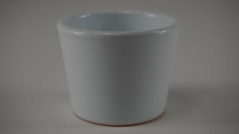 Konische Vase Glanzweiß 7 cm Serie 440